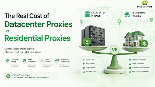 The Real Cost of Datacenter Proxies vs Residential Proxies